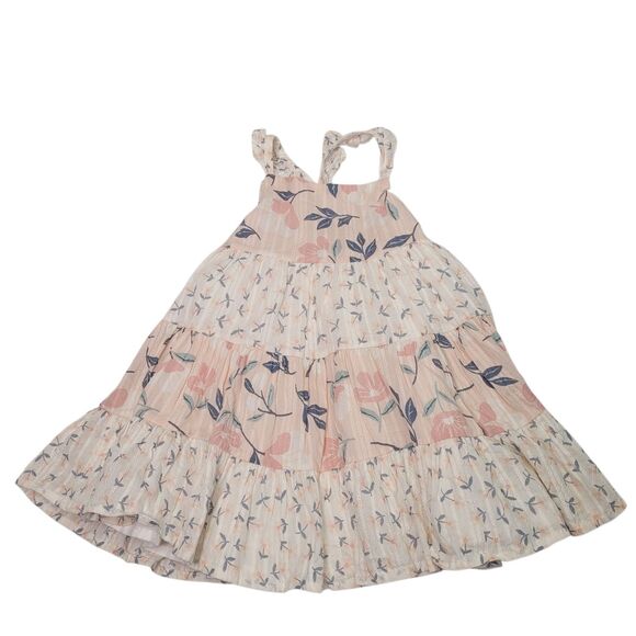 Baby Girl Bundle Of Dresses Flower Print And Pink In Size 2T Gentle Used - Picture 12 of 16